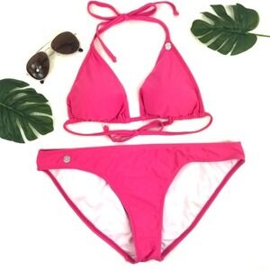 Southern Tide Berry Pink String Bikini Swimsuit Bottom Large